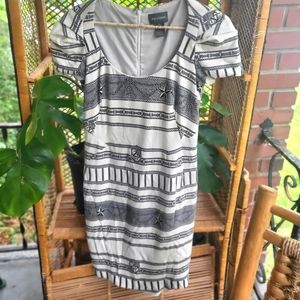 Black and White Zac Posen Dress